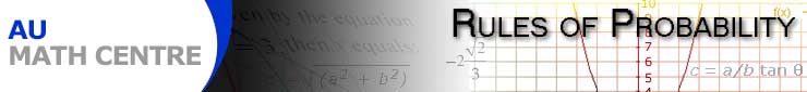 Rules of Probability banner