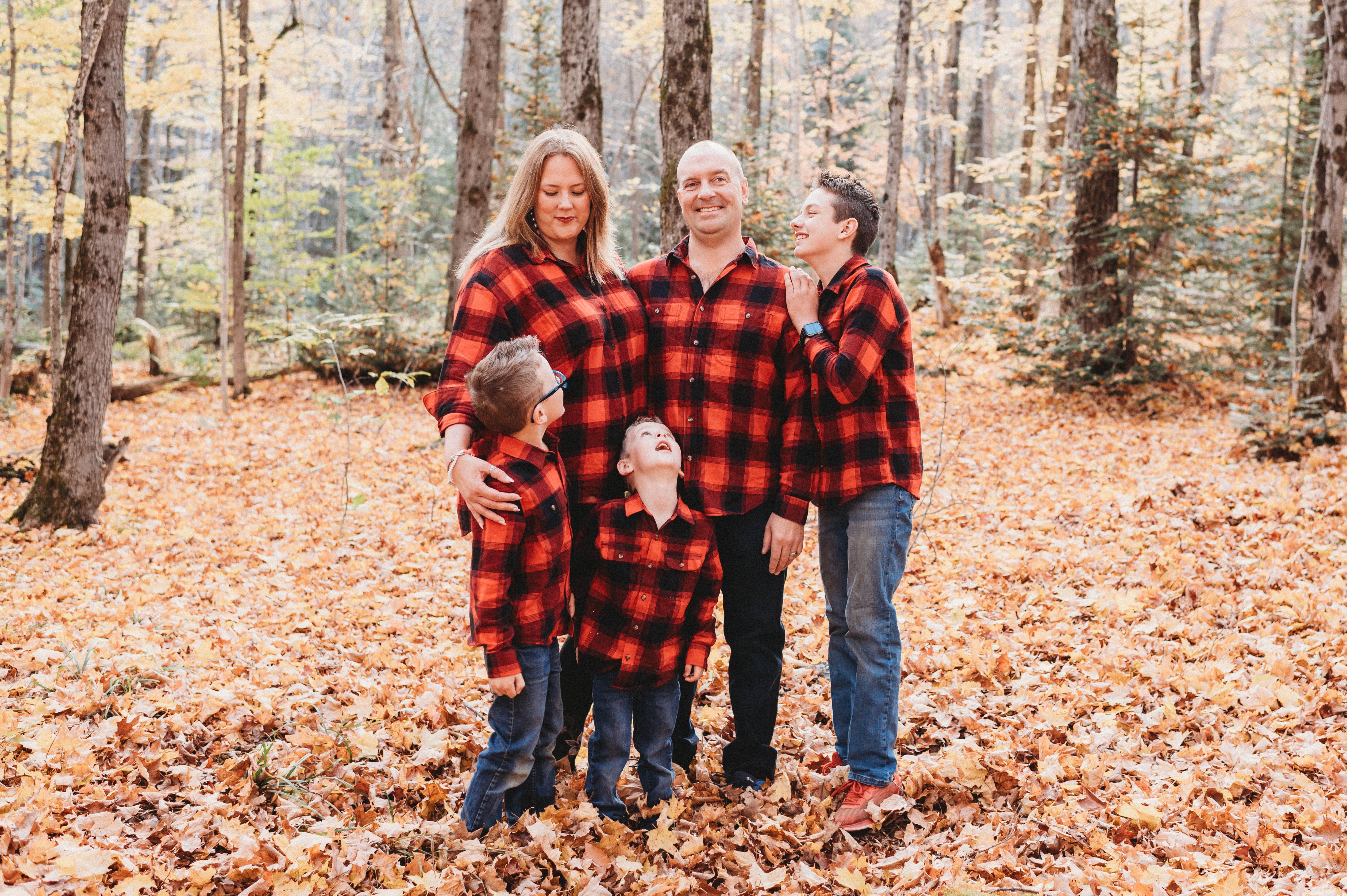 Christine Hudder and her family