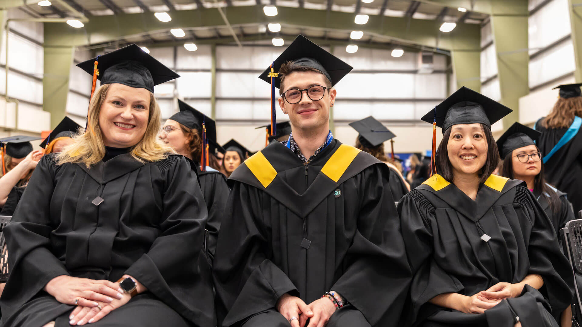 AU grads seated before convocation ceremonies