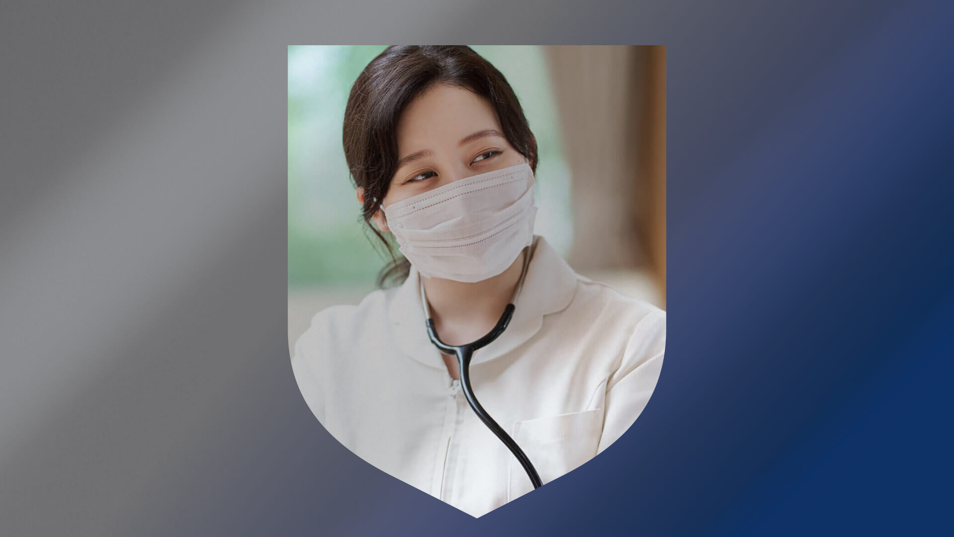 nurse smiles at patient