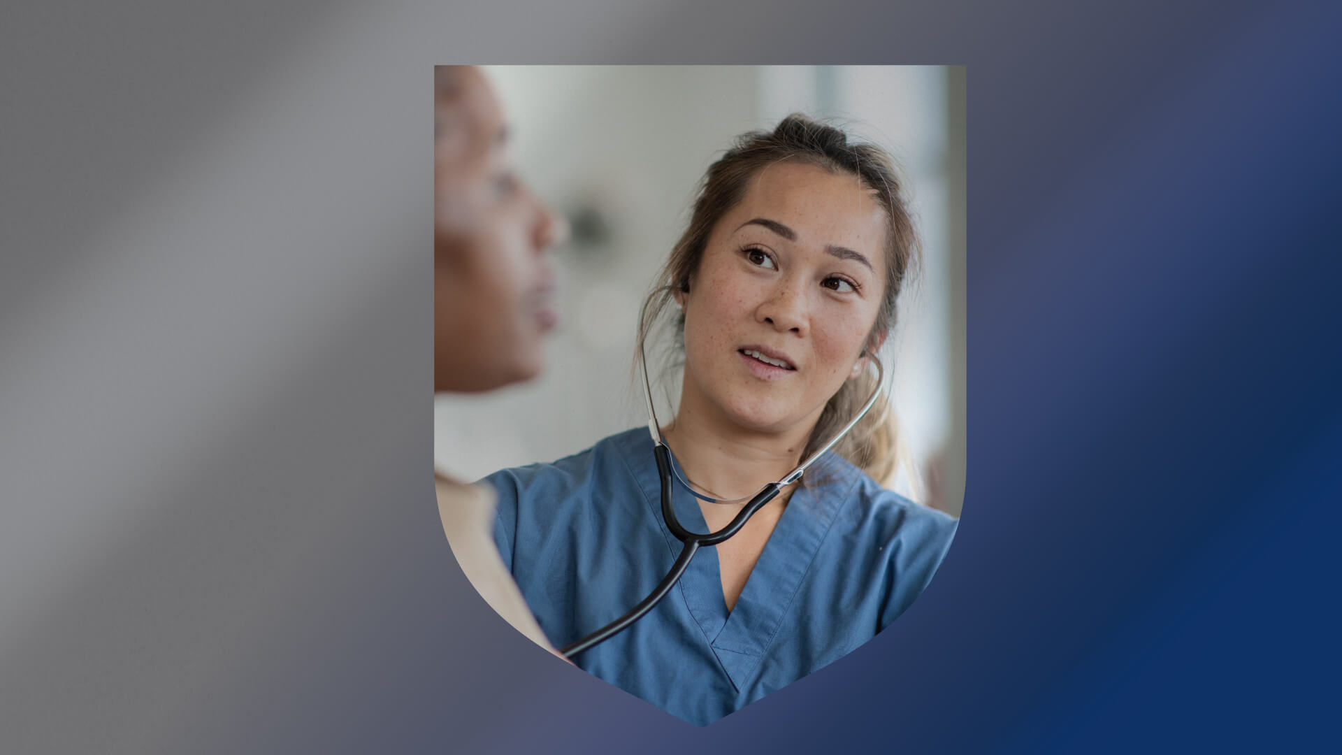 nurse with patient