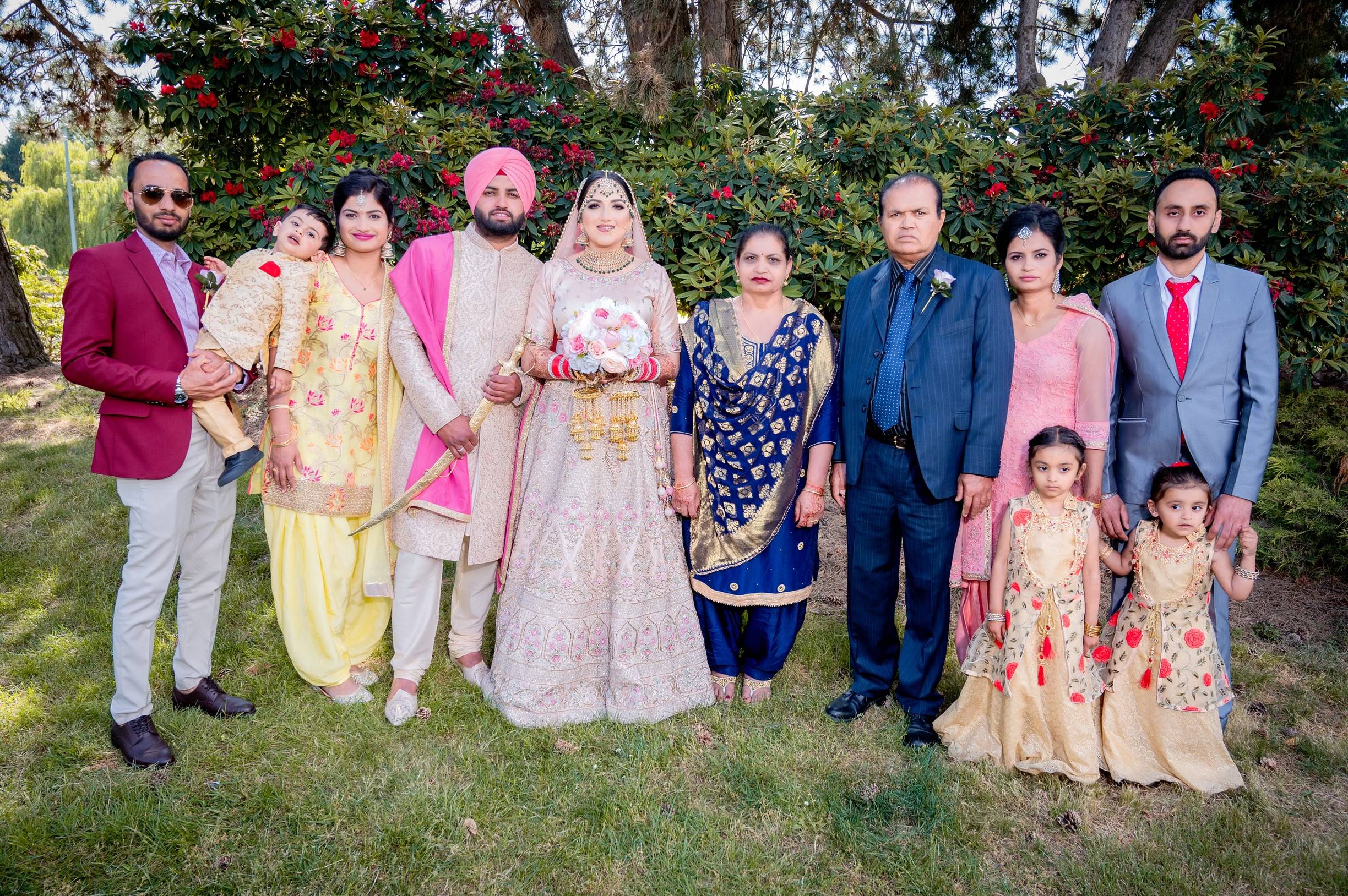 Ravneet Manger and her family