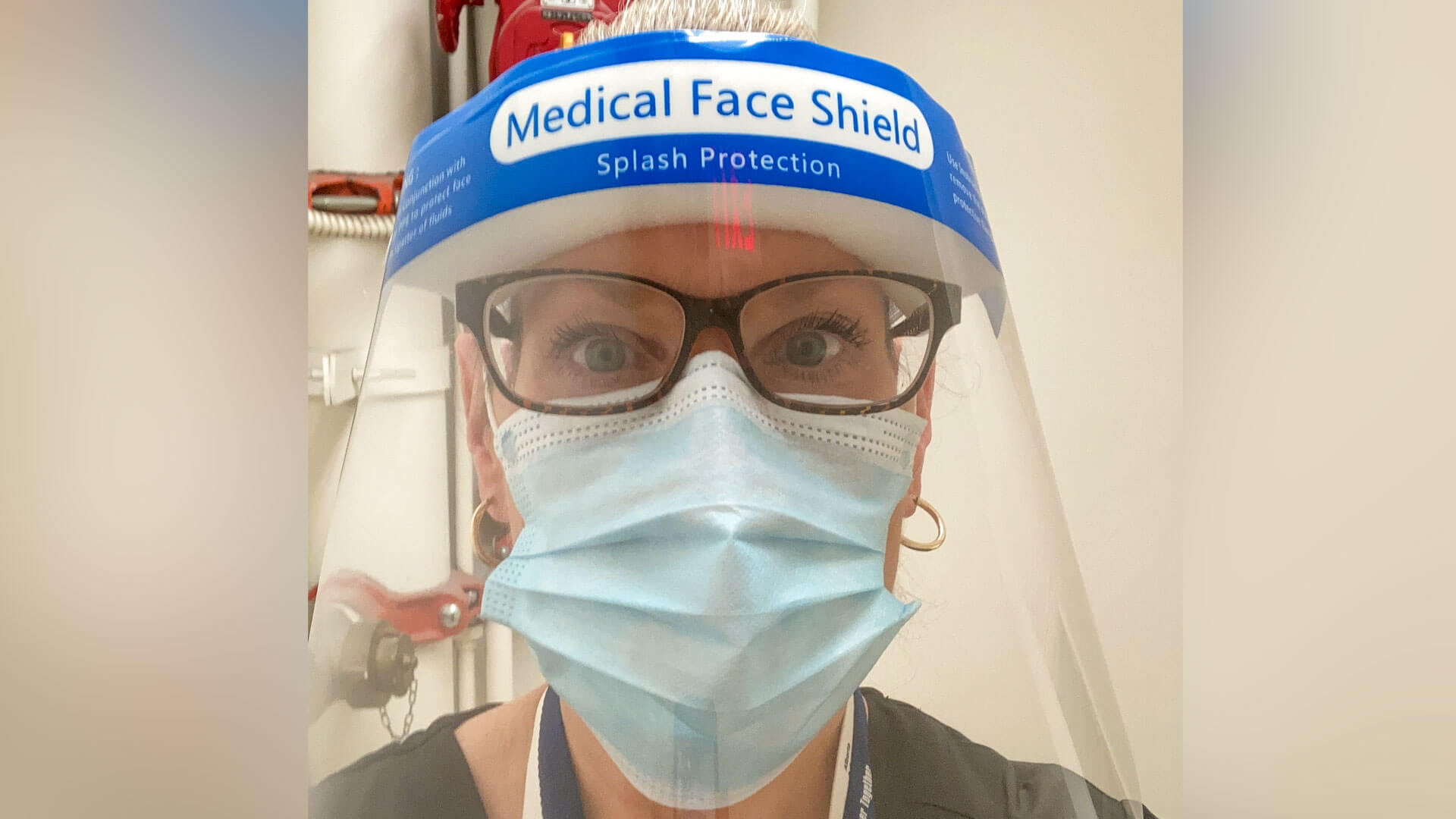 Dr. Jennifer Knopp-Sihota wearing PPE