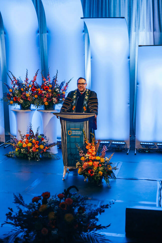 Newly installed as president, Dr. Alex Clark shares his vision for Athabasca University.