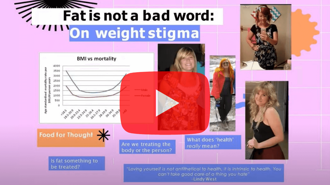 YouTube AU thumbnail (1) fat is not a bad word: weight stigma presentation
