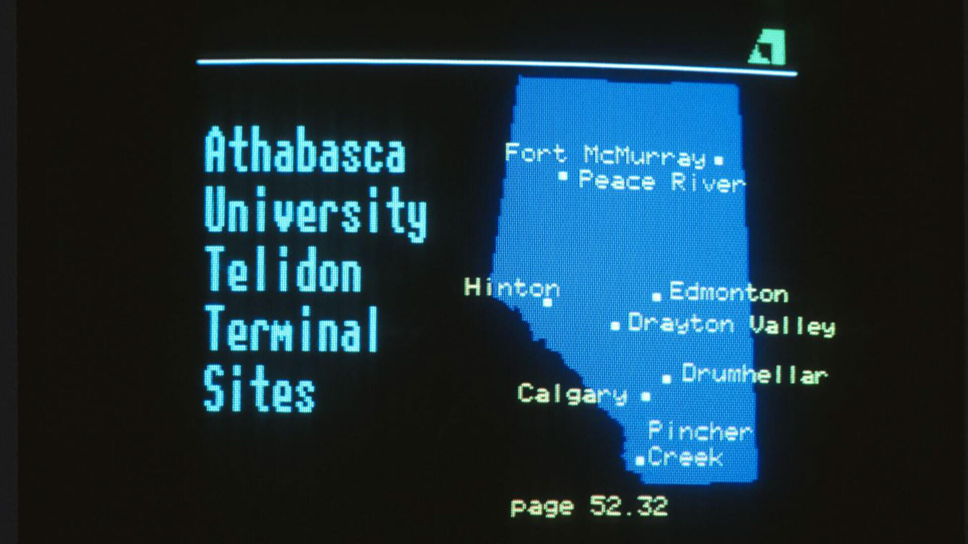 1991.056.14466 Telidon screen from the 1980s
