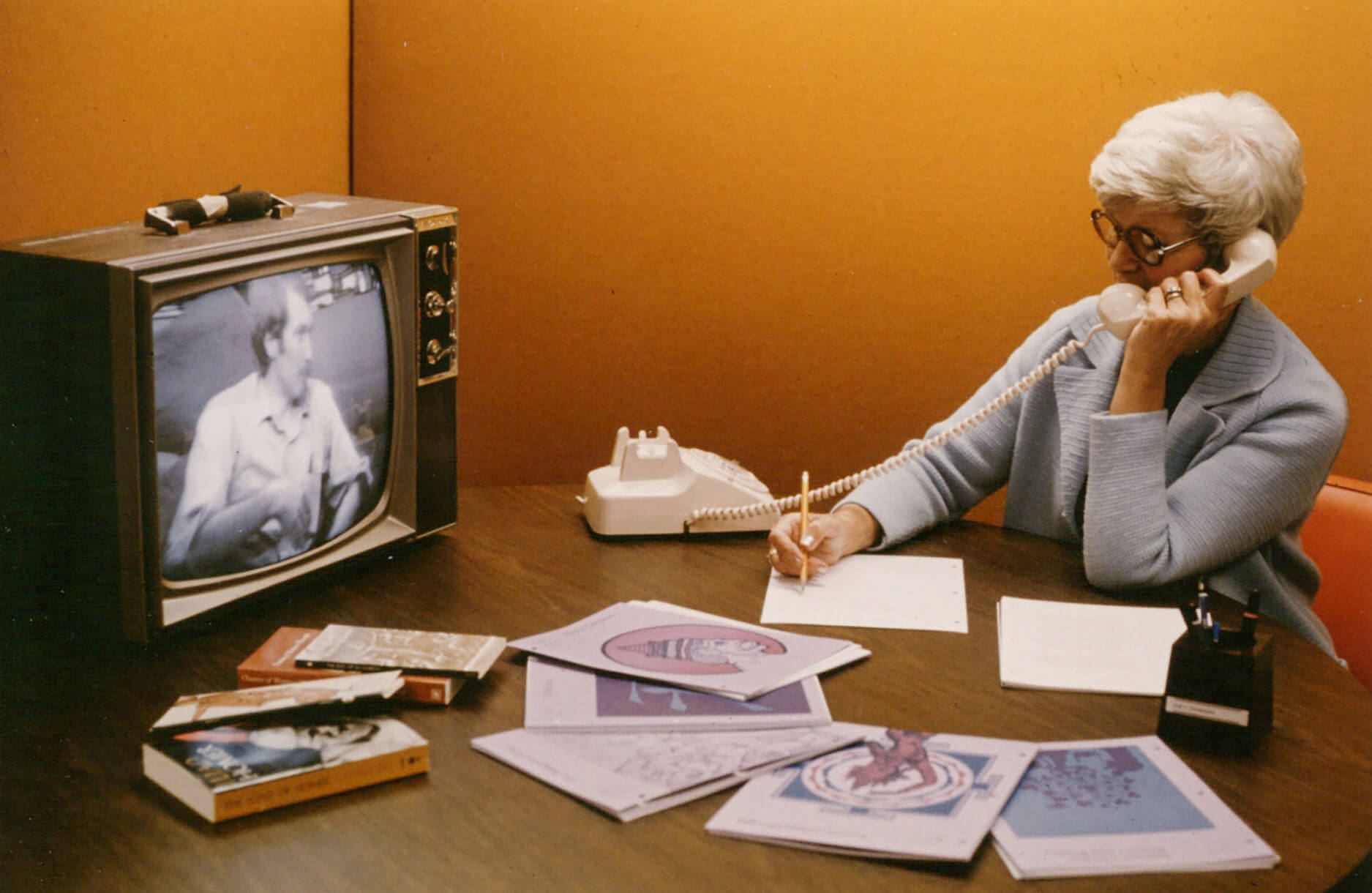 TBT-258-1991.056.11555_0059 vintage photo of a woman on a telephone